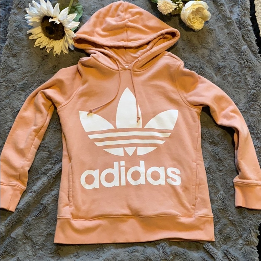 Adidas pink hoodie